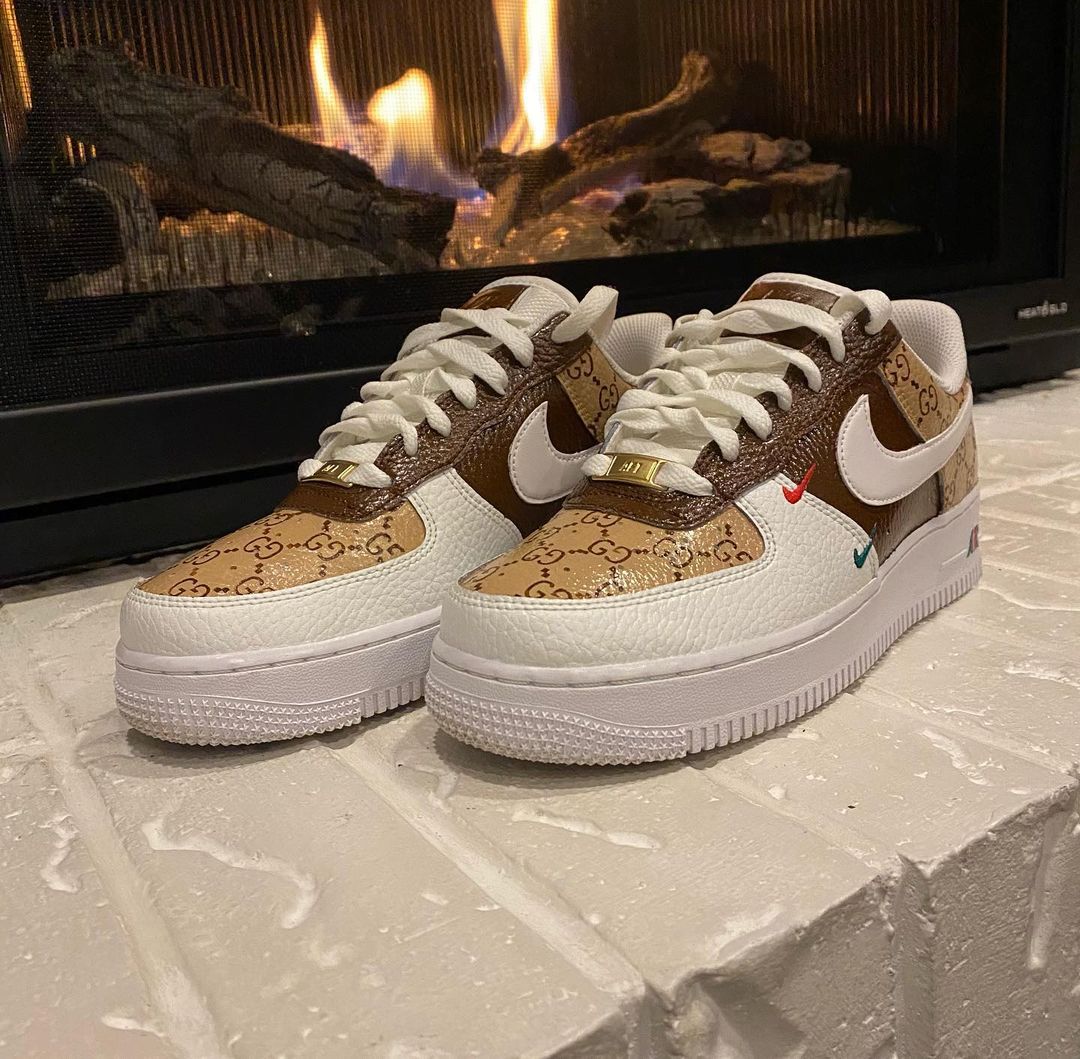 GUCCI Drip Air Force Ones