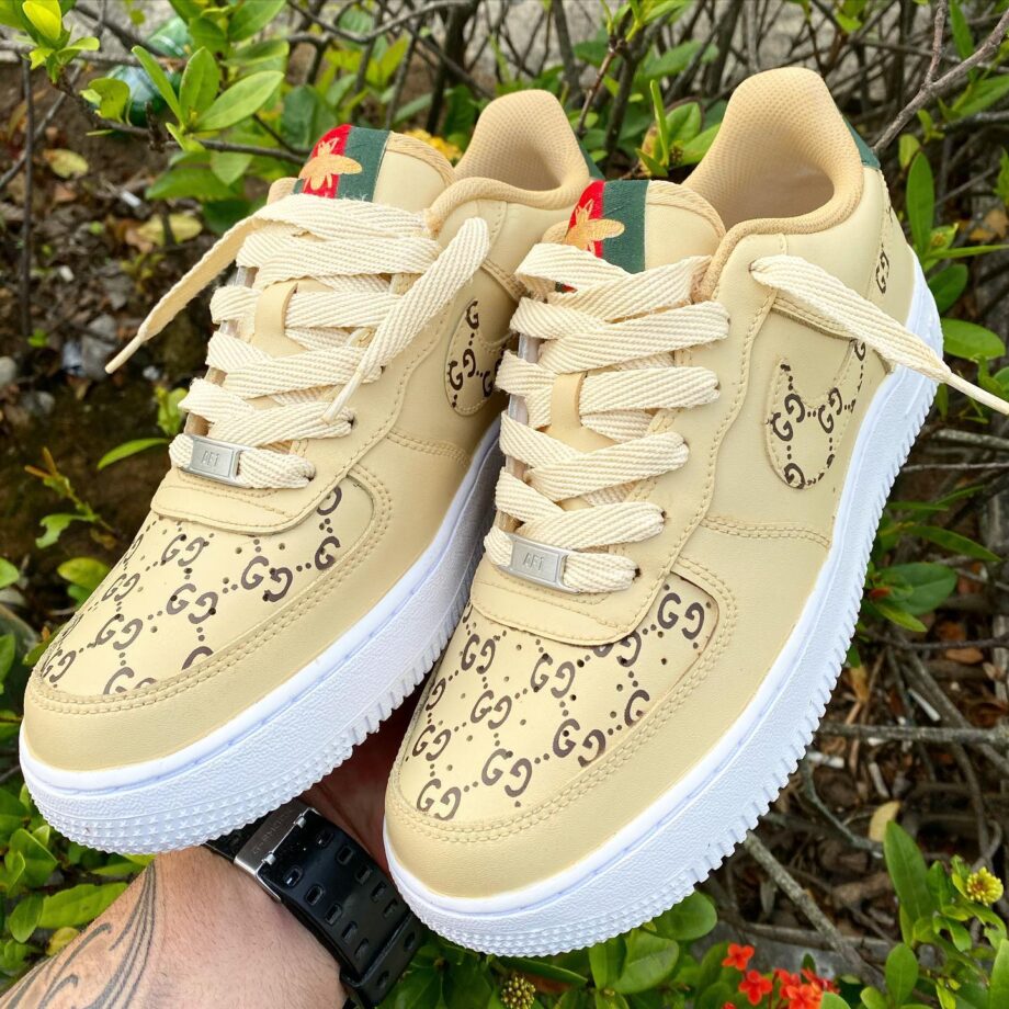 custom gucci af1s