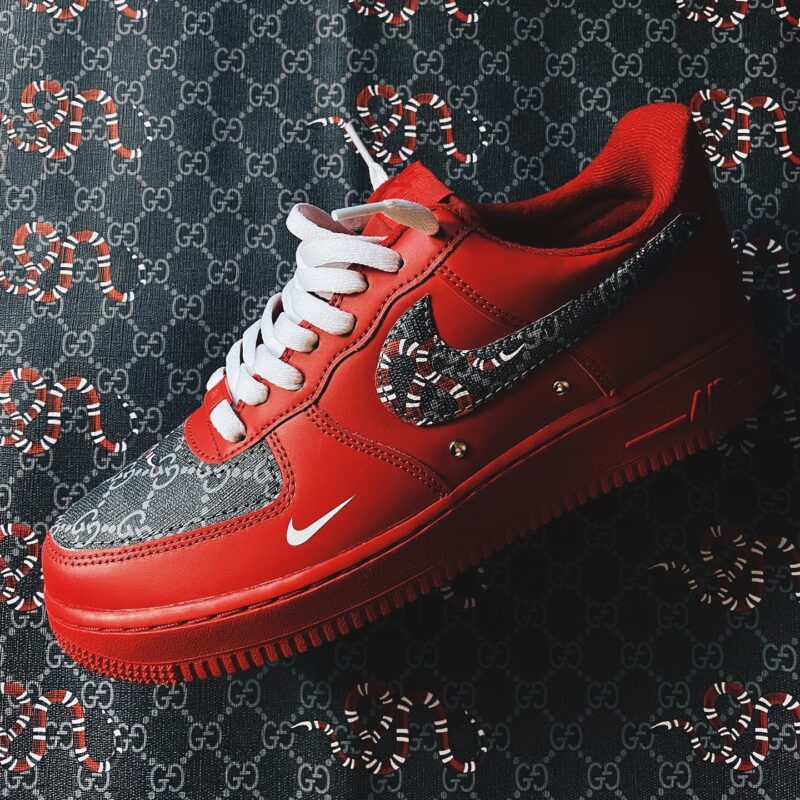 Gucci Snake Air Force 1 Custom - Image 3