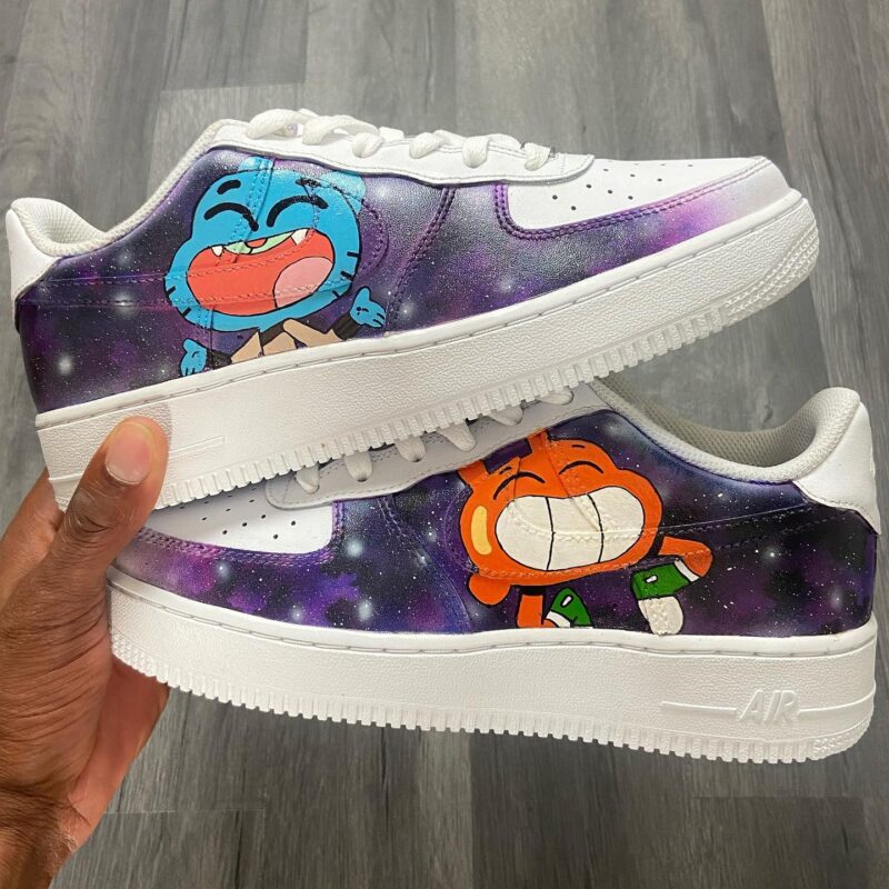 Gumball x Darwin Air Force 1 Custom