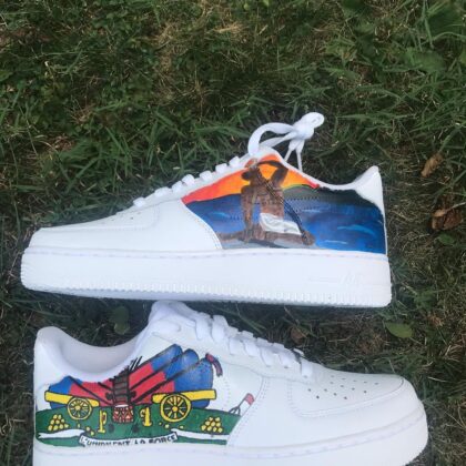 Haitian Flag x Neg Marron Air Force 1 Custom