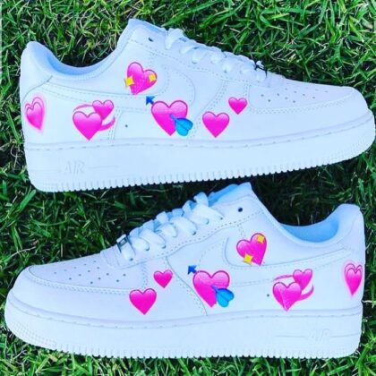 Hearts Air Force 1 Custom