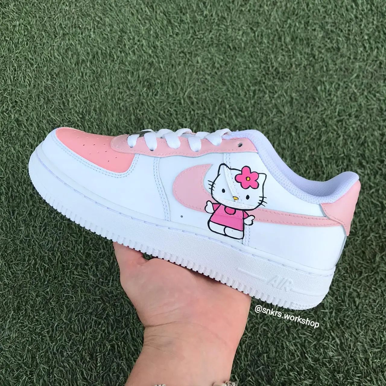 Custom made Air force 1 - hello kitty flame – The Truth Graphics