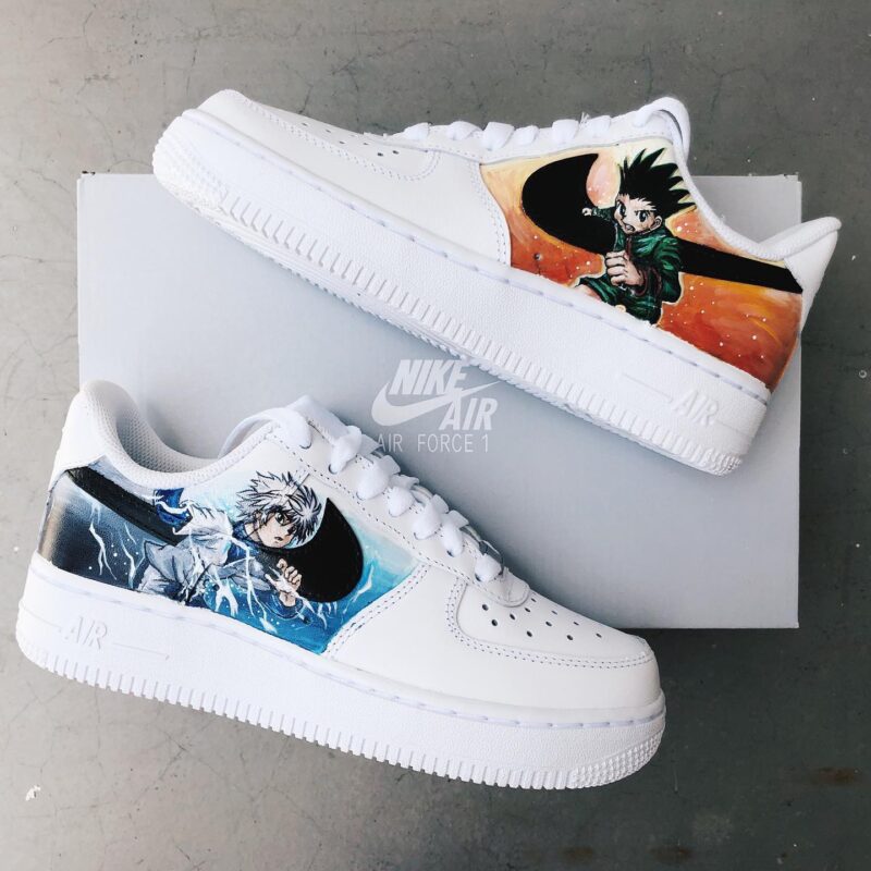 Hunter x Hunter - Gon x Killua Air Force 1 Custom