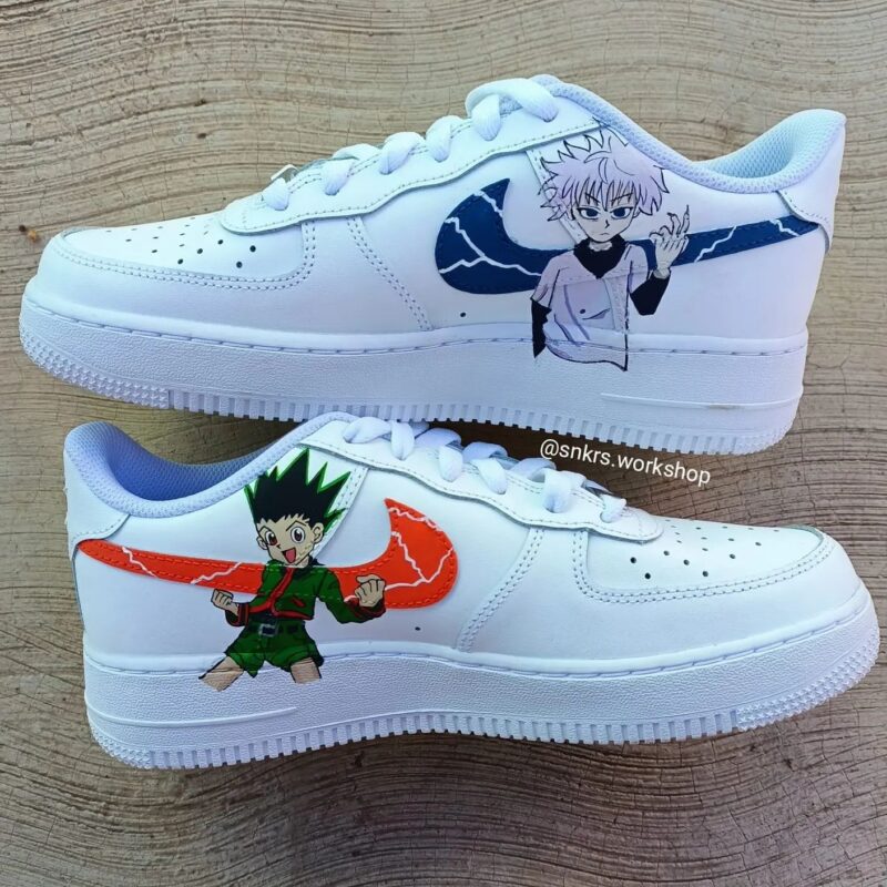 Hunter x Hunter - Gon x killua Air Force 1 Custom