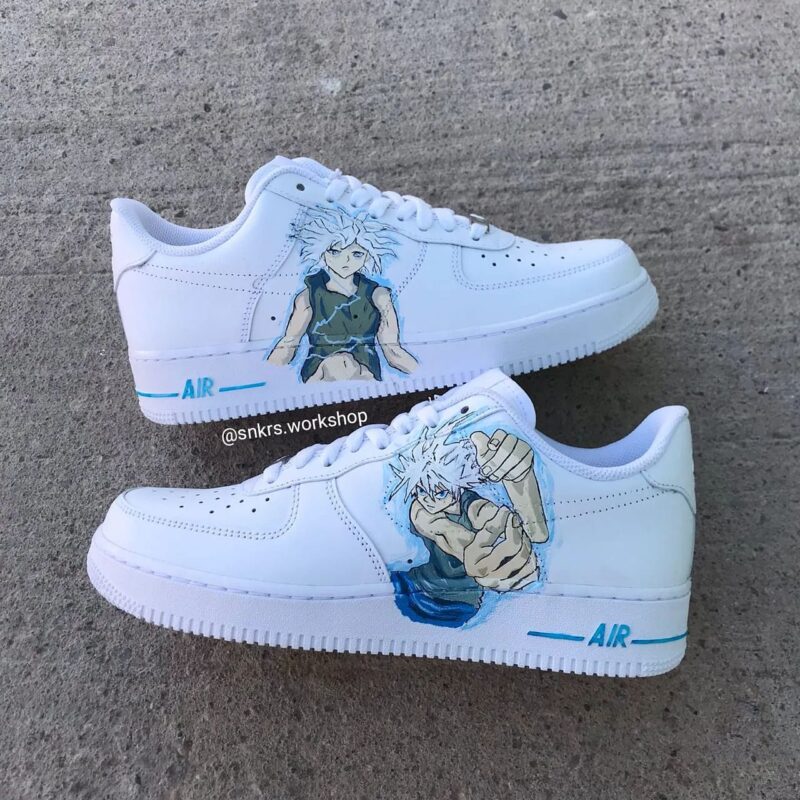 Hunter x Hunter - killua Air Force 1 Custom