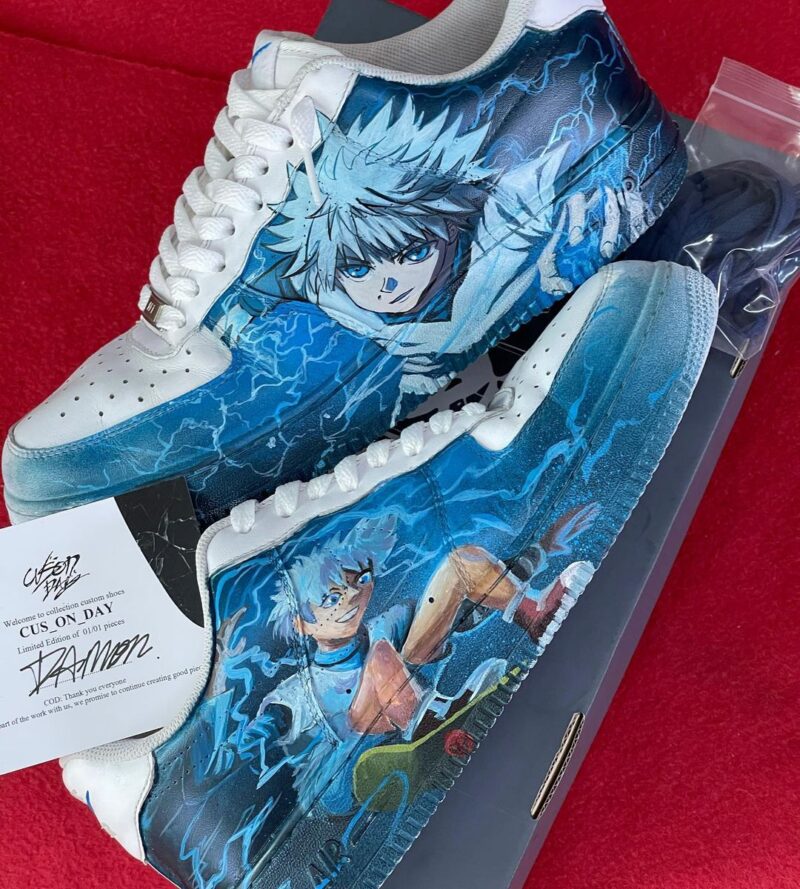 Hunter x Hunter - killua Air Force 1 Custom