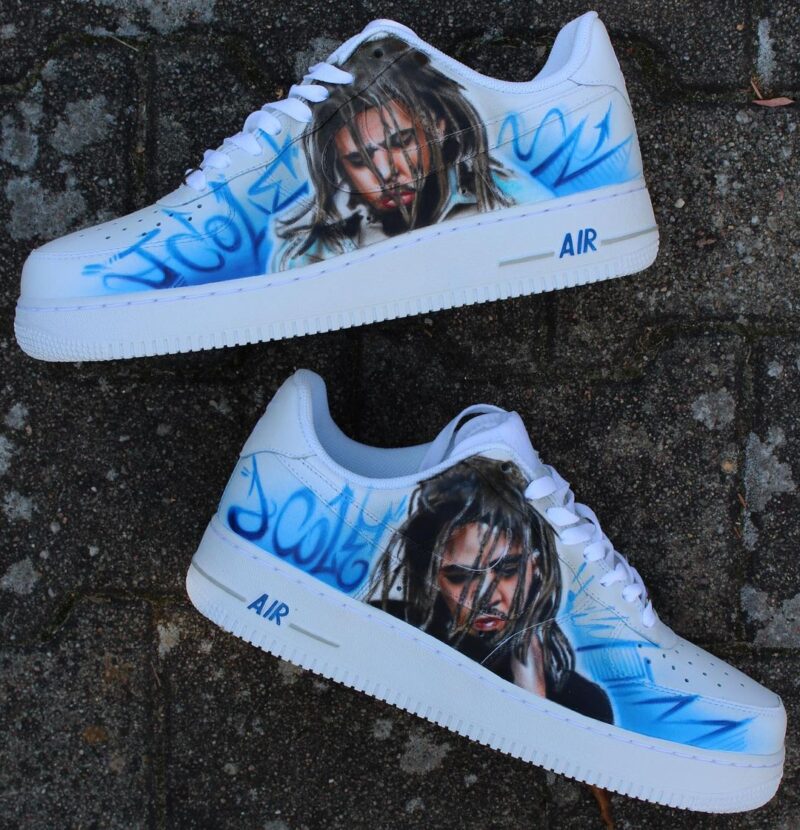 J Cole Air Force 1 Custom