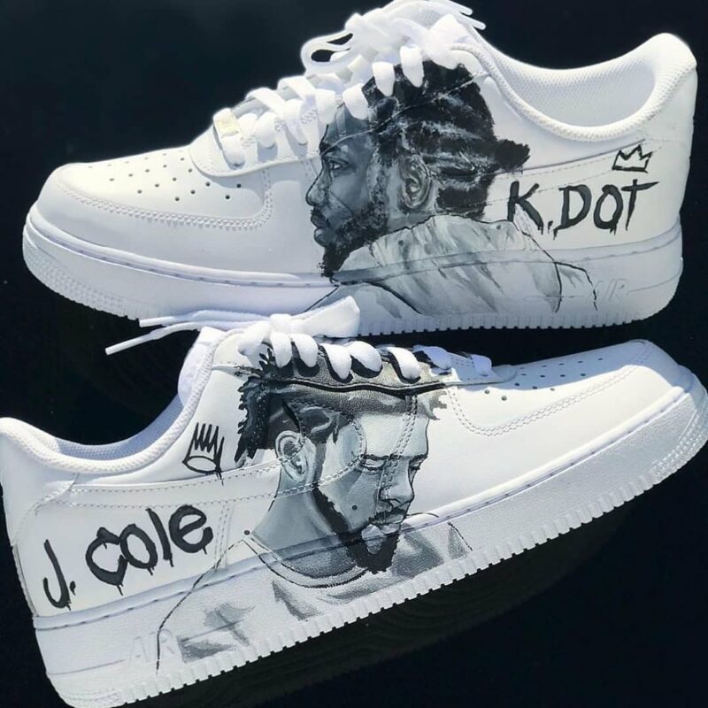 J Cole x K Dot Air Force 1 Custom