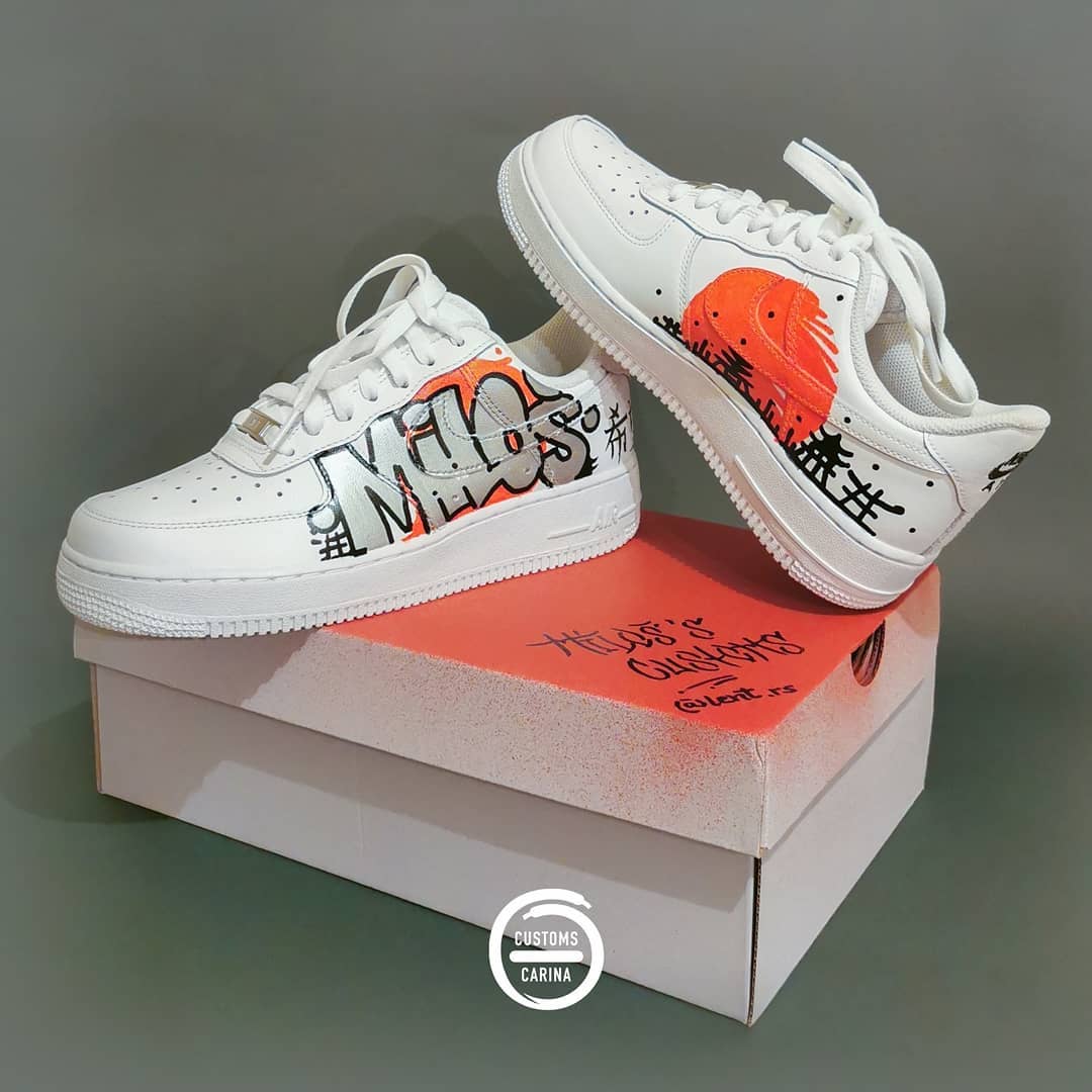 Graffiti Air Force 1 Custom - Daniel Customs