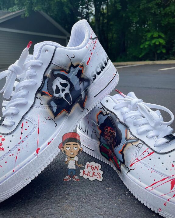 custom air force 1 chucky