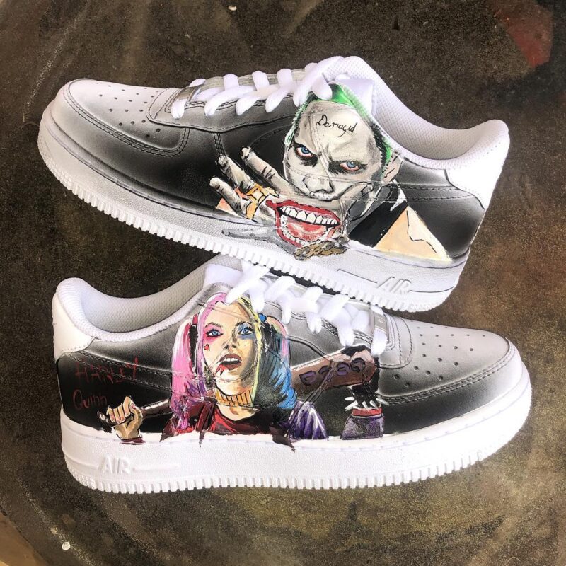 Joker x Harley Quinn Air Force 1 Custom