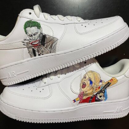 Joker x Harley Quinn Air Force 1 Custom