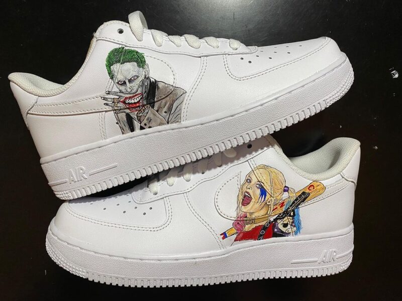 Joker x Harley Quinn Air Force 1 Custom