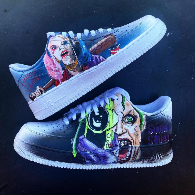 Joker x Harley Quinn Air Force 1 Custom