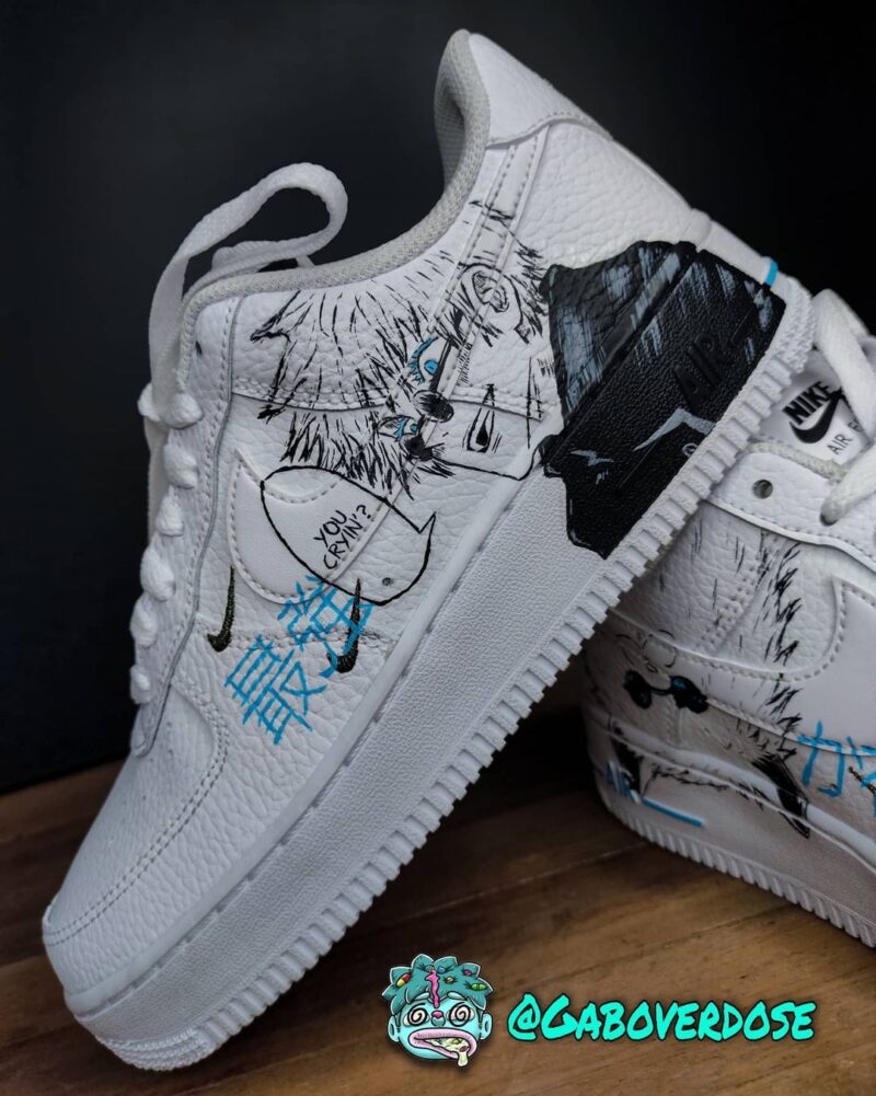 Jujutsu Kaisen - Gojo Air Force 1 Custom