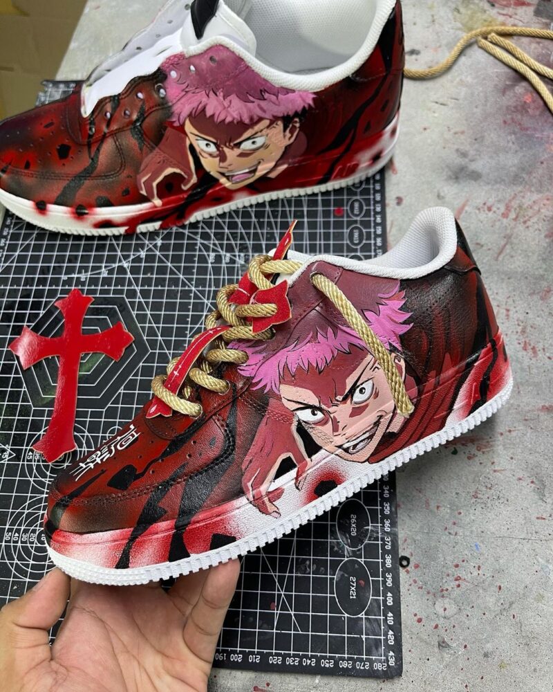 Jujutsu Kaisen - Yuji Itadori Air Force 1 Custom