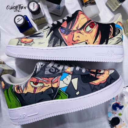 Kakashi x Sasuke Air Force 1 Custom