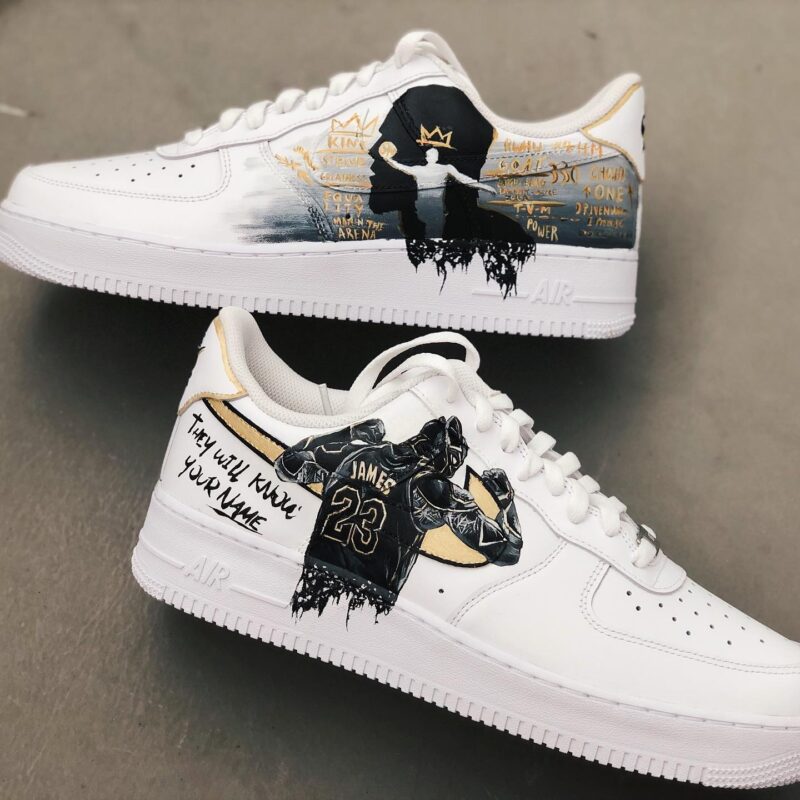 LeBron James Air Force 1 Custom