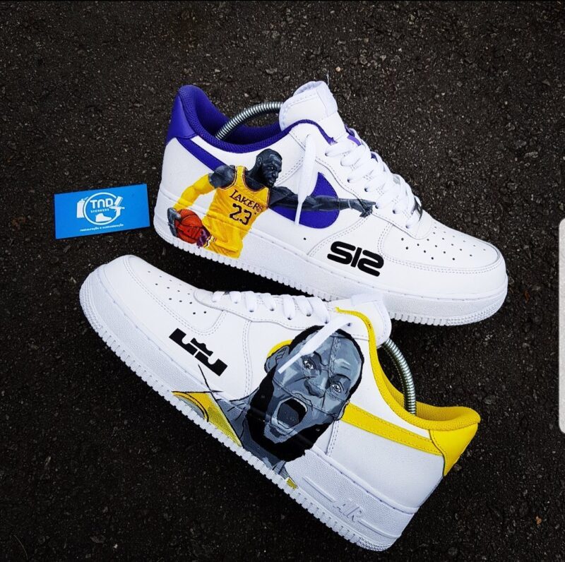 LeBron James Air Force 1 Custom