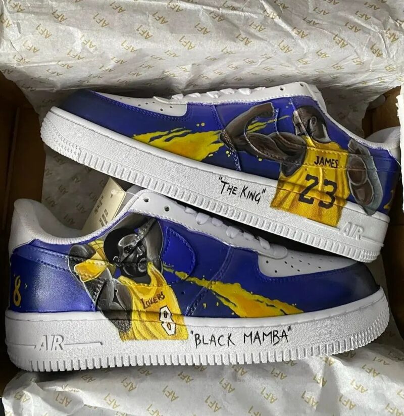 LeBron James x Kobe Bryant Air Force 1 Custom