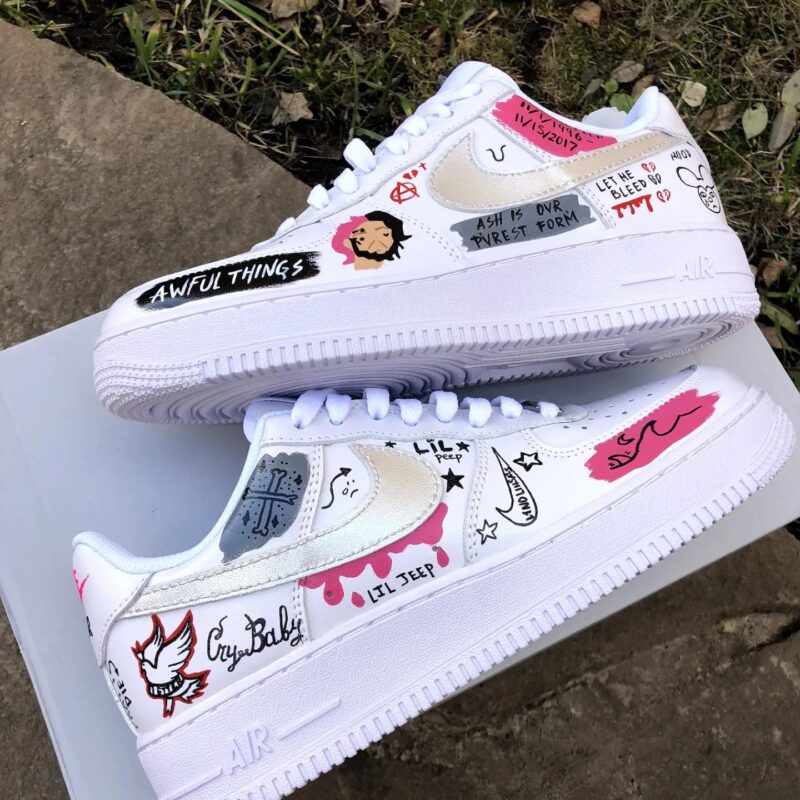 Lil Peep Air Force 1 Custom