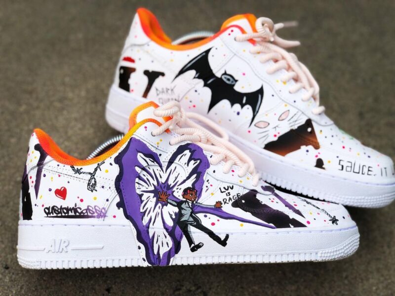 Lil Uzi Vert Air Force 1 Custom - Image 4