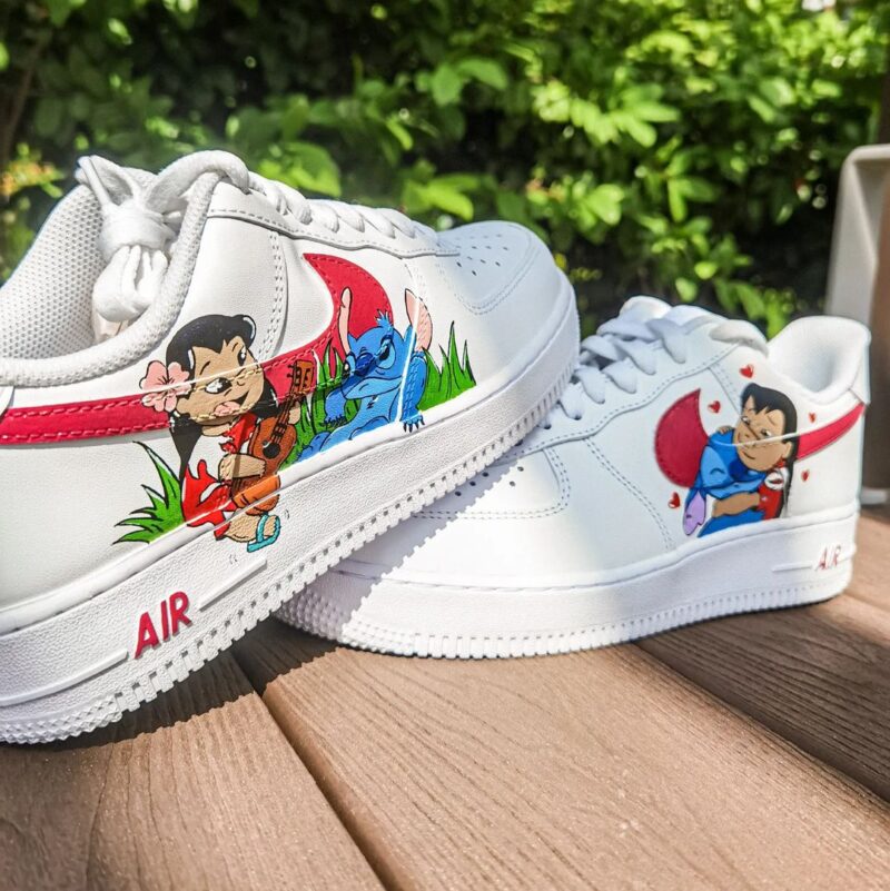 Lilo and Stitch Air Force 1 Custom - Image 2