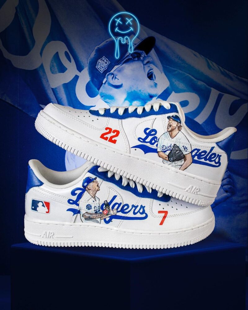 Los Angeles Dodgers Air Force 1 Custom