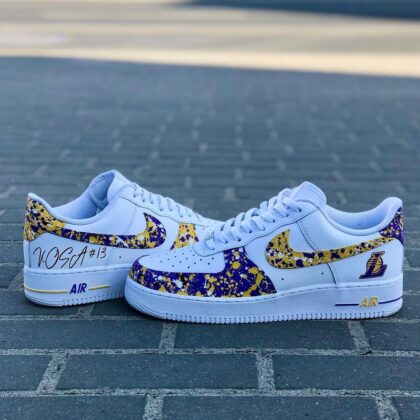 Los Angeles Lakers Air Force 1 Custom