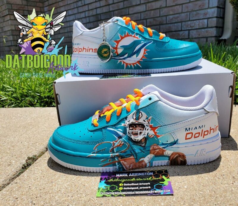 Miami Dolphins Air Force 1 Custom