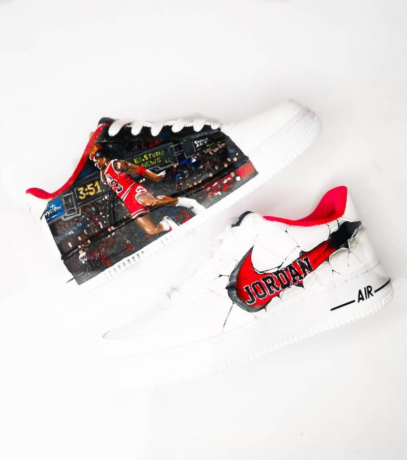 Michael Jordan Air Force 1 Custom