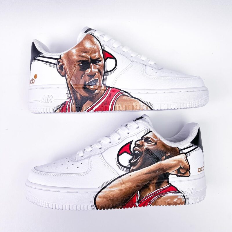 Michael Jordan Air Force 1 Custom