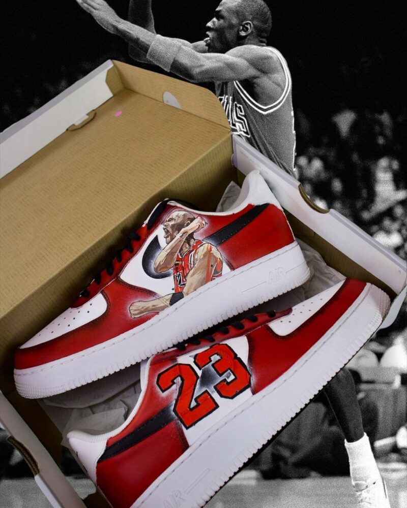 Michael Jordan Air Force 1 Custom