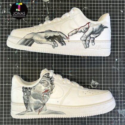 Michelangelo - The Creation of Adam Air Force 1 Custom