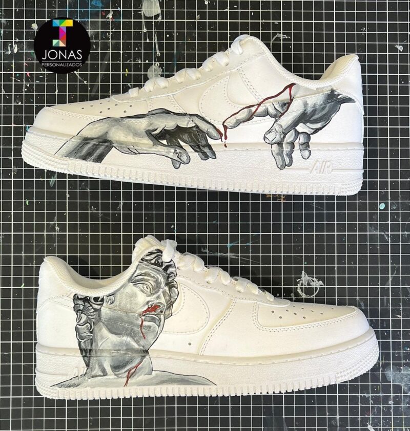 Michelangelo - The Creation of Adam Air Force 1 Custom