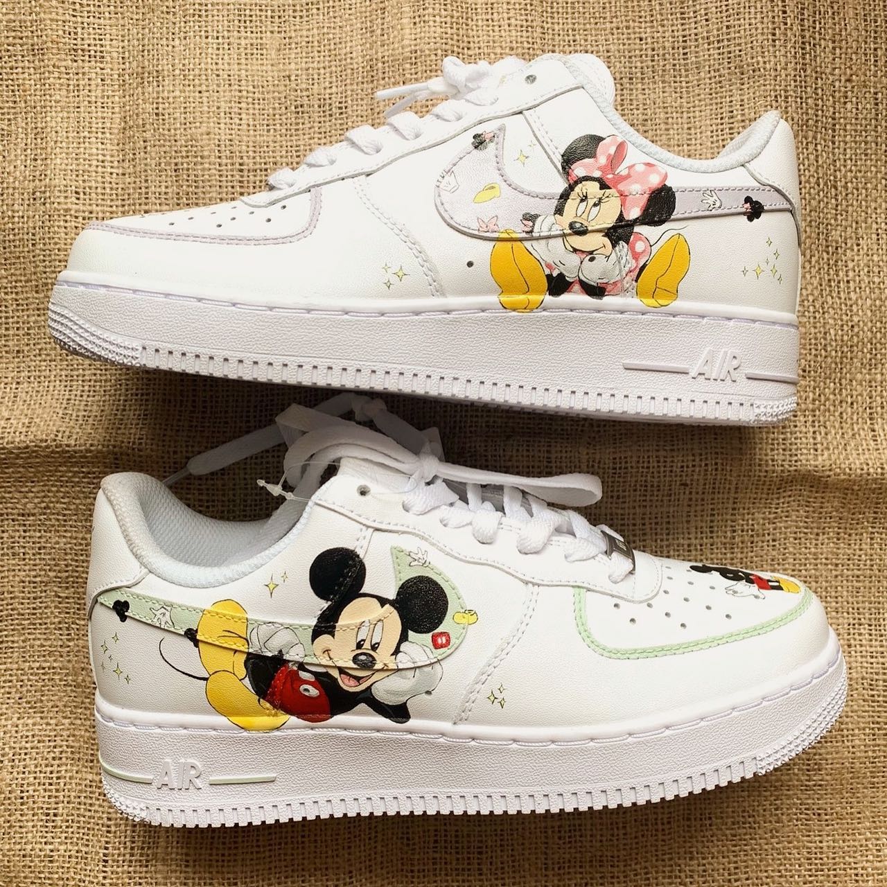 Mickey and Minnie Air Force 1 Custom - Daniel Customs