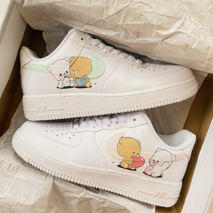 Milk x Mocha Air Force 1 Custom