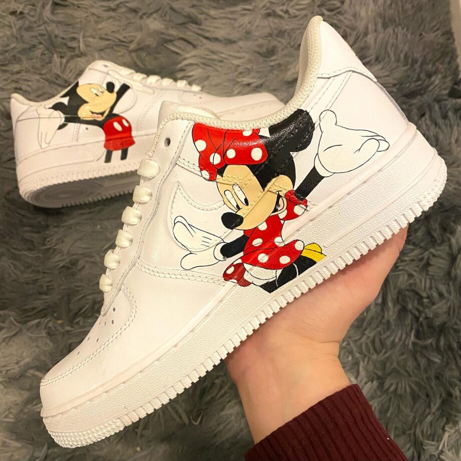 Minnie and Mickey Air Force 1 Custom - Daniel Customs