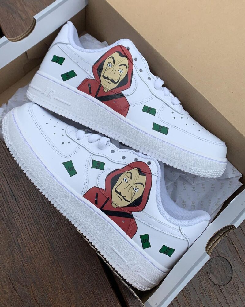 Money Heist Air Force 1 Custom