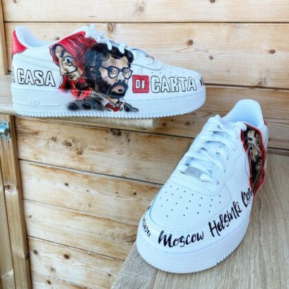 Money Heist Air Force 1 Custom