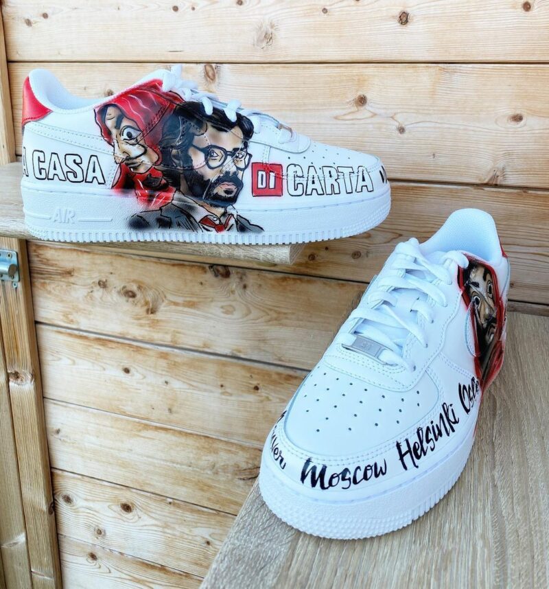 Money Heist Air Force 1 Custom