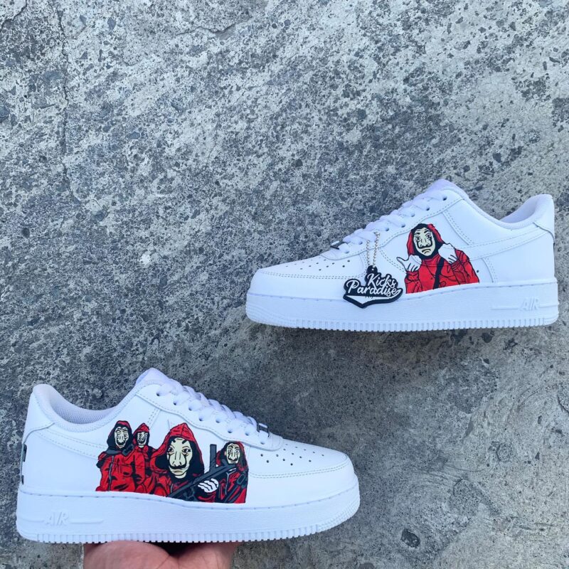 Money Heist Air Force 1 Custom