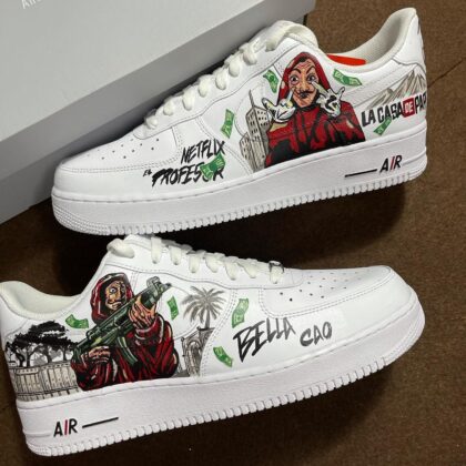 Money Heist Air Force 1 Custom