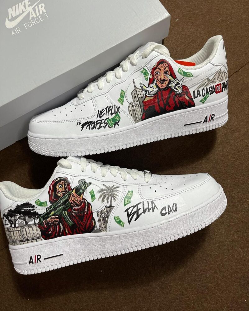 Money Heist Air Force 1 Custom