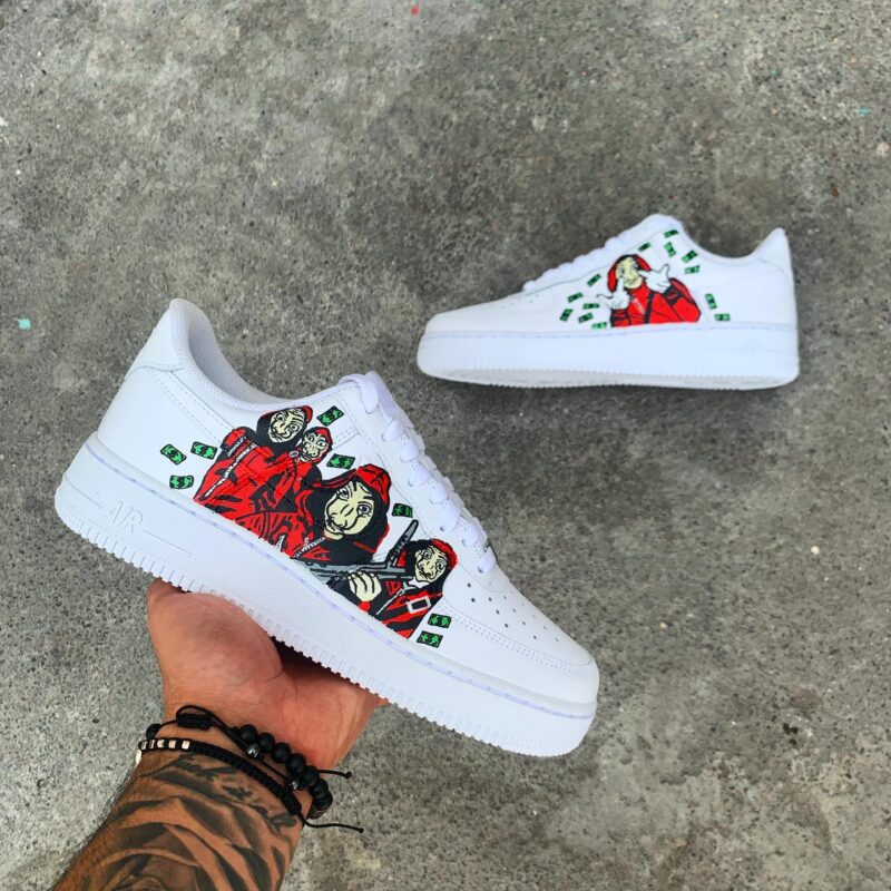 Money Heist Air Force 1 Custom