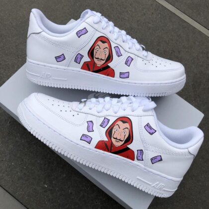 Money Heist Air Force 1 Custom