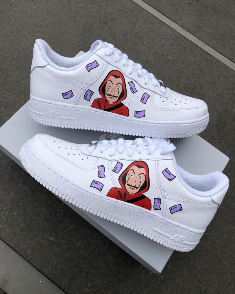 Money Heist Air Force 1 Custom