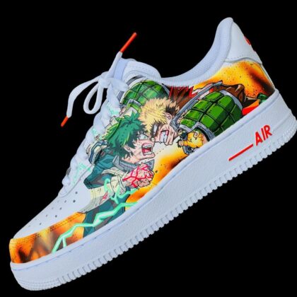 My Hero Academia x One Piece Air Force 1 Custom