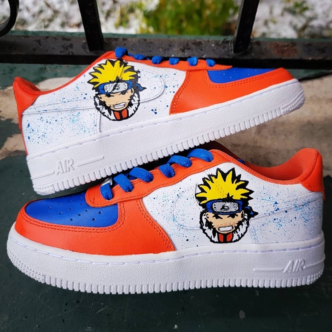 Some custom Naruto shoes I painted! : r/Naruto